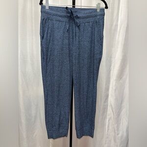 Lululemon Ready to Rulu Jogger Crop Heathered True Navy / Black | size 8